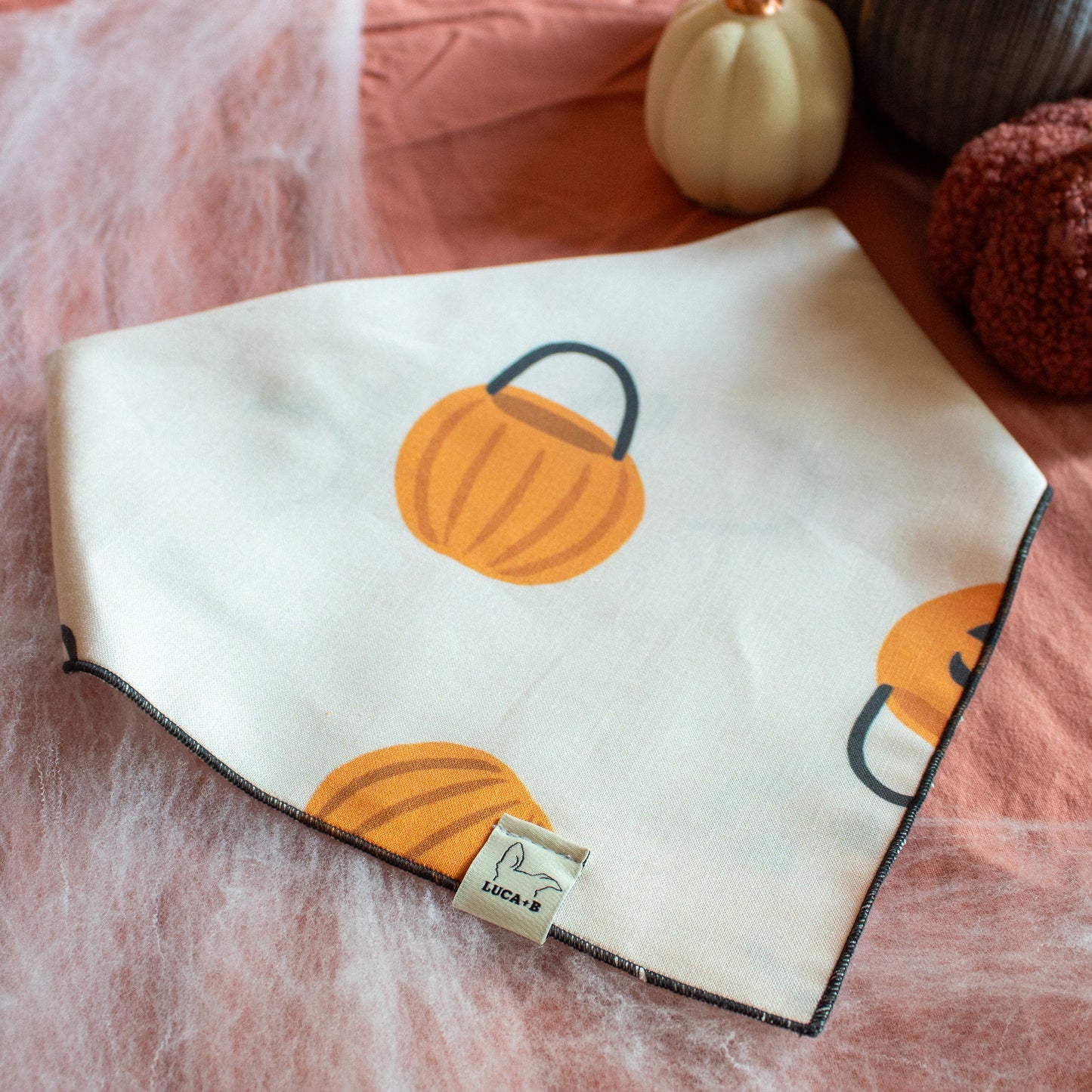 Tossed Pumpkin Bandana