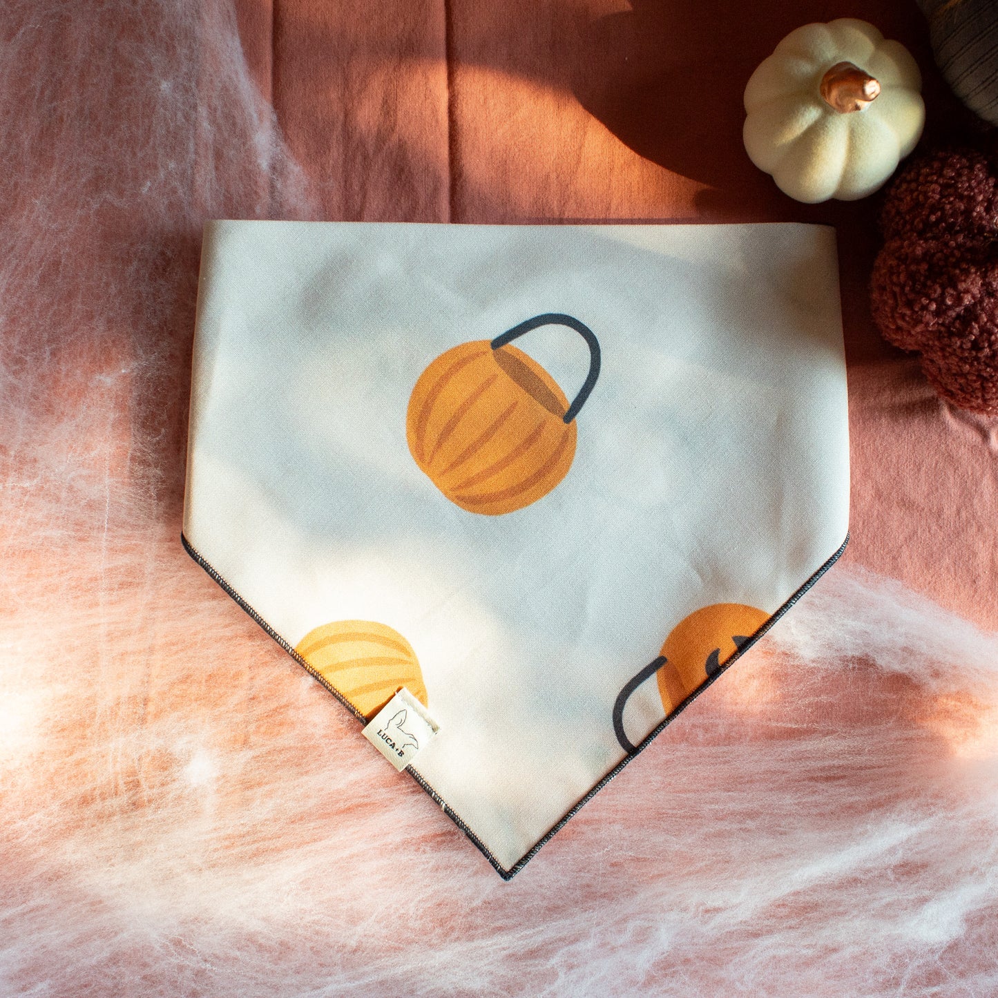 Tossed Pumpkin Bandana