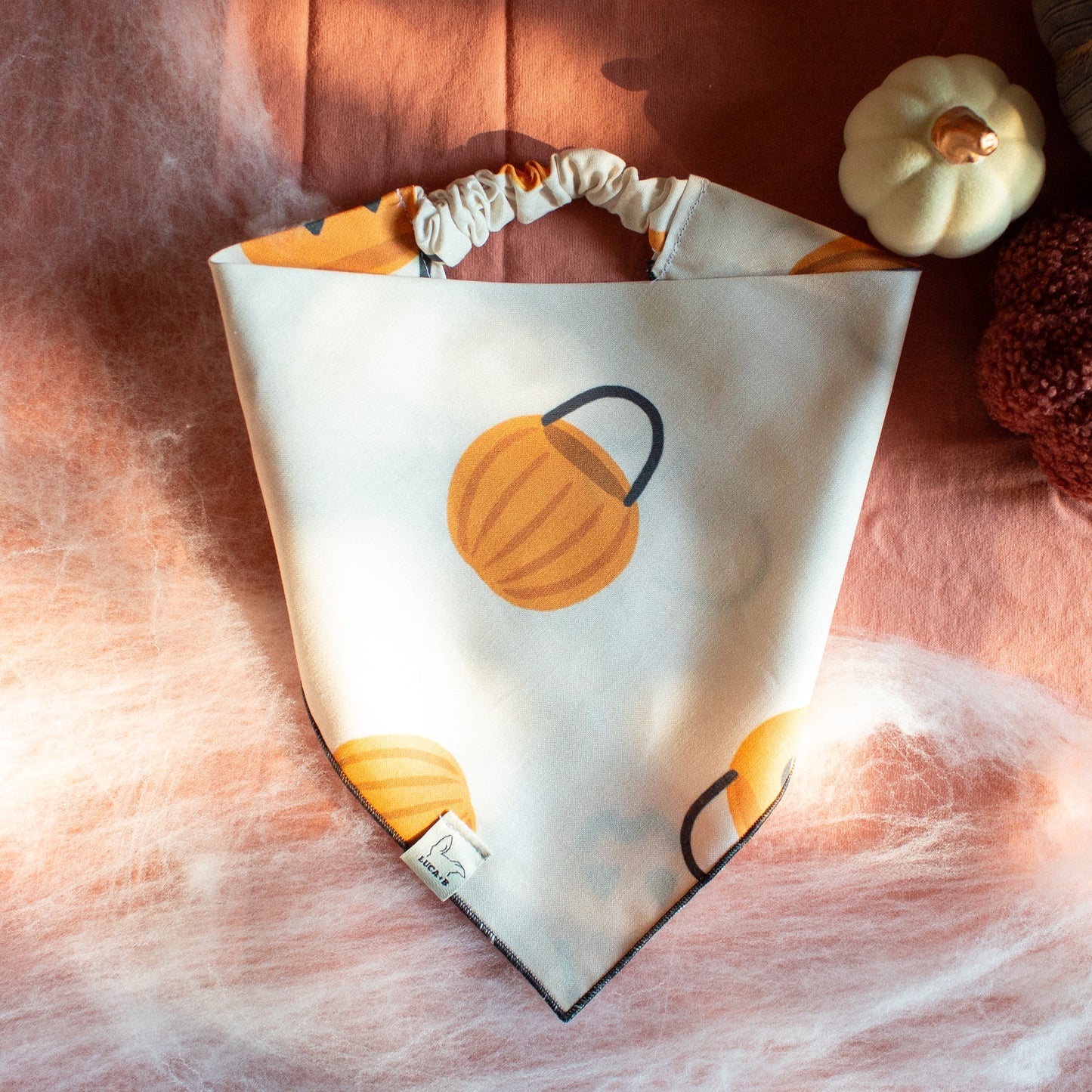 Tossed Pumpkin Bandana