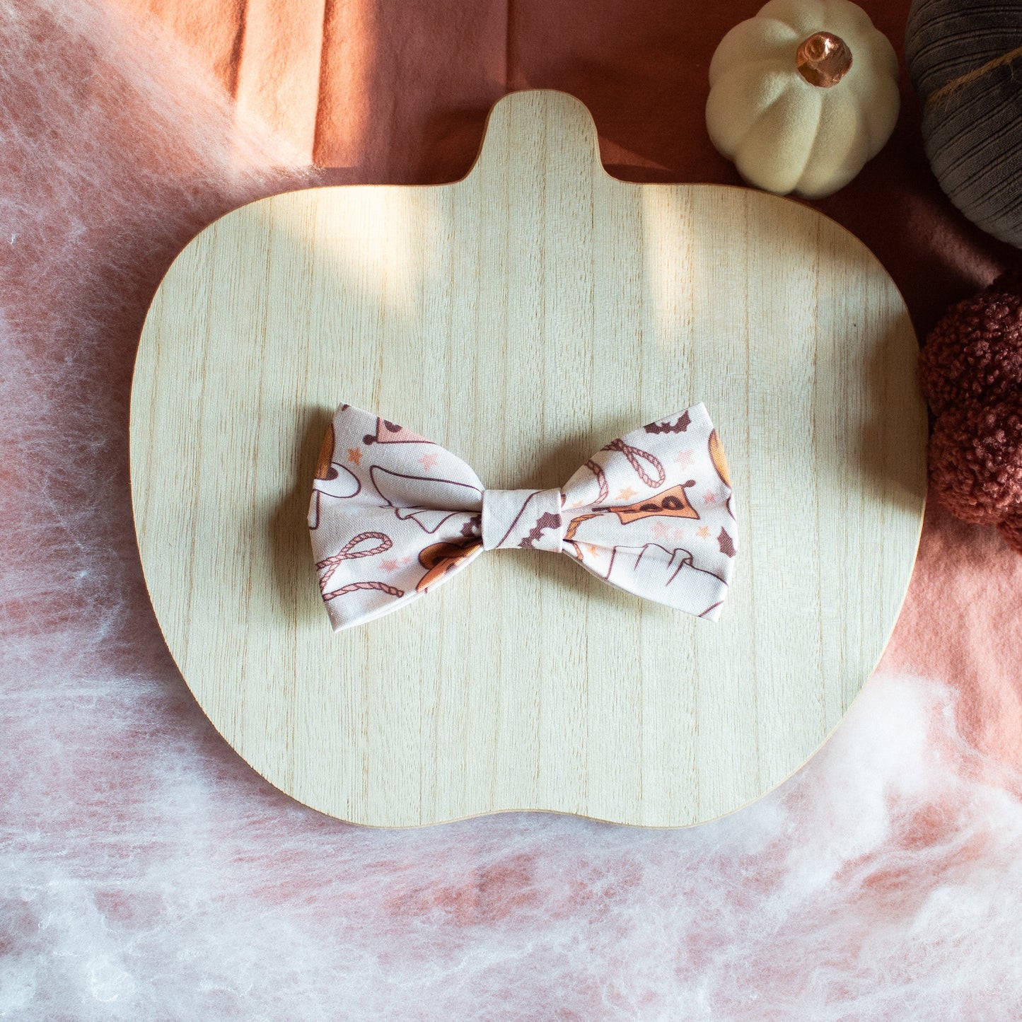 Yee Haw Halloween Dog Bowtie