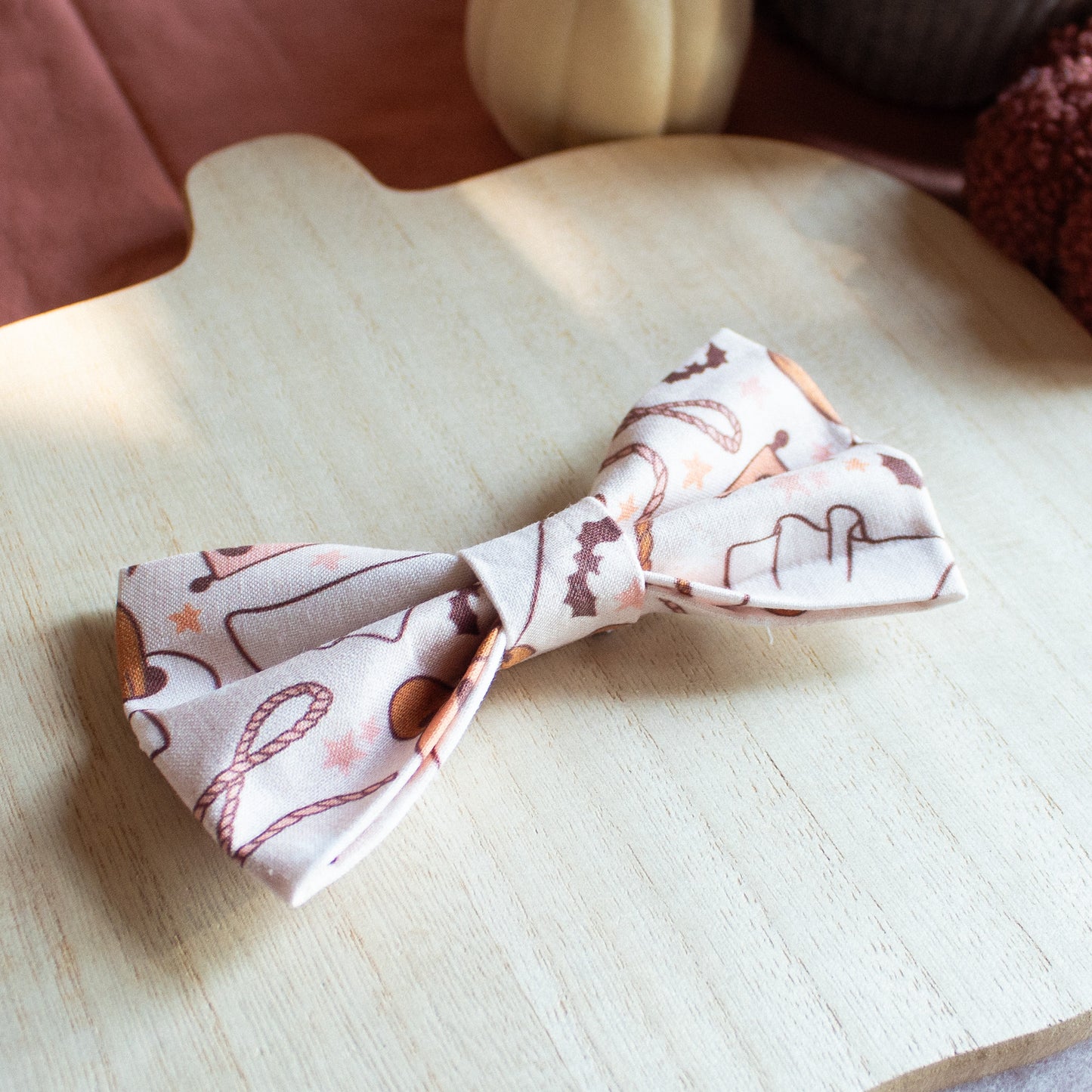 Yee Haw Halloween Dog Bowtie