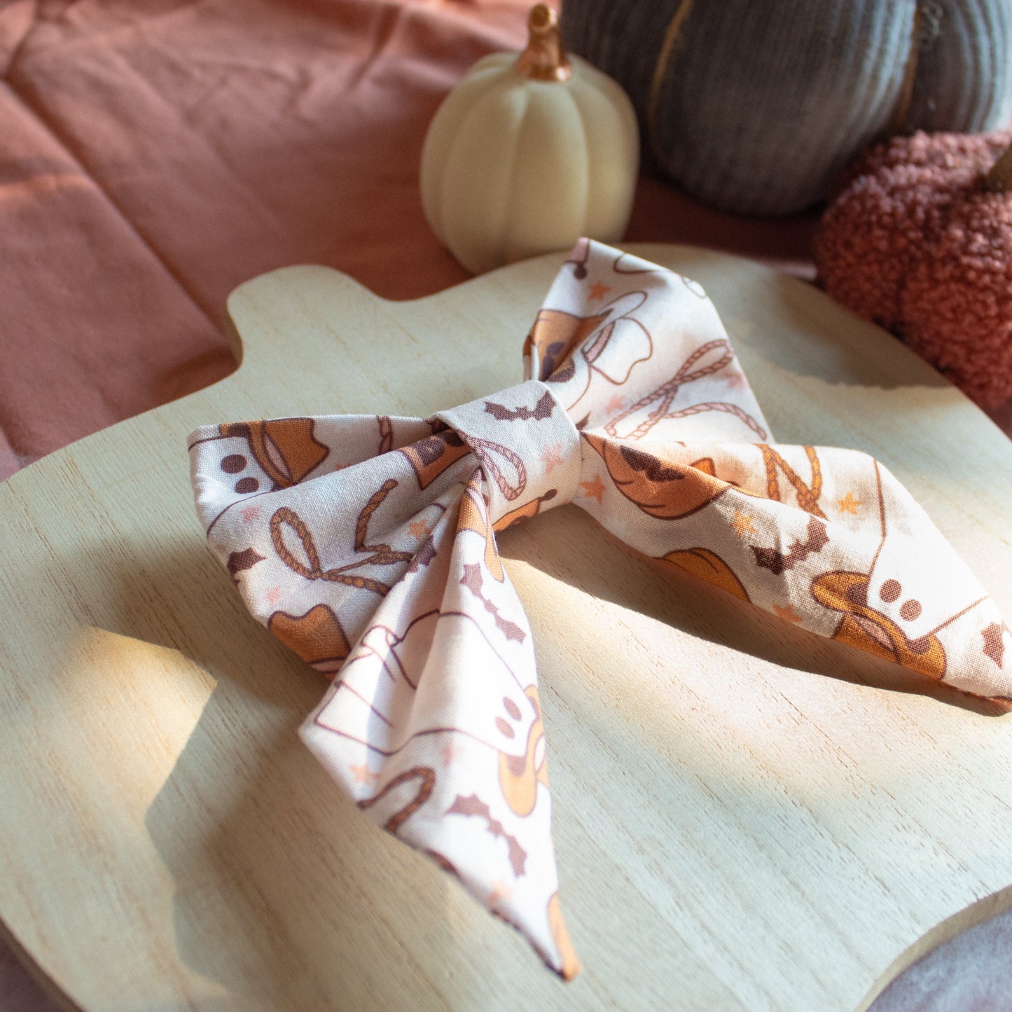Yee Haw Halloween Dog Sailor Bow