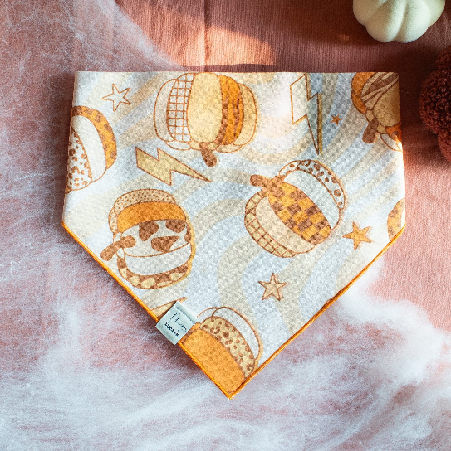 Patterned Pumpkins Bandana
