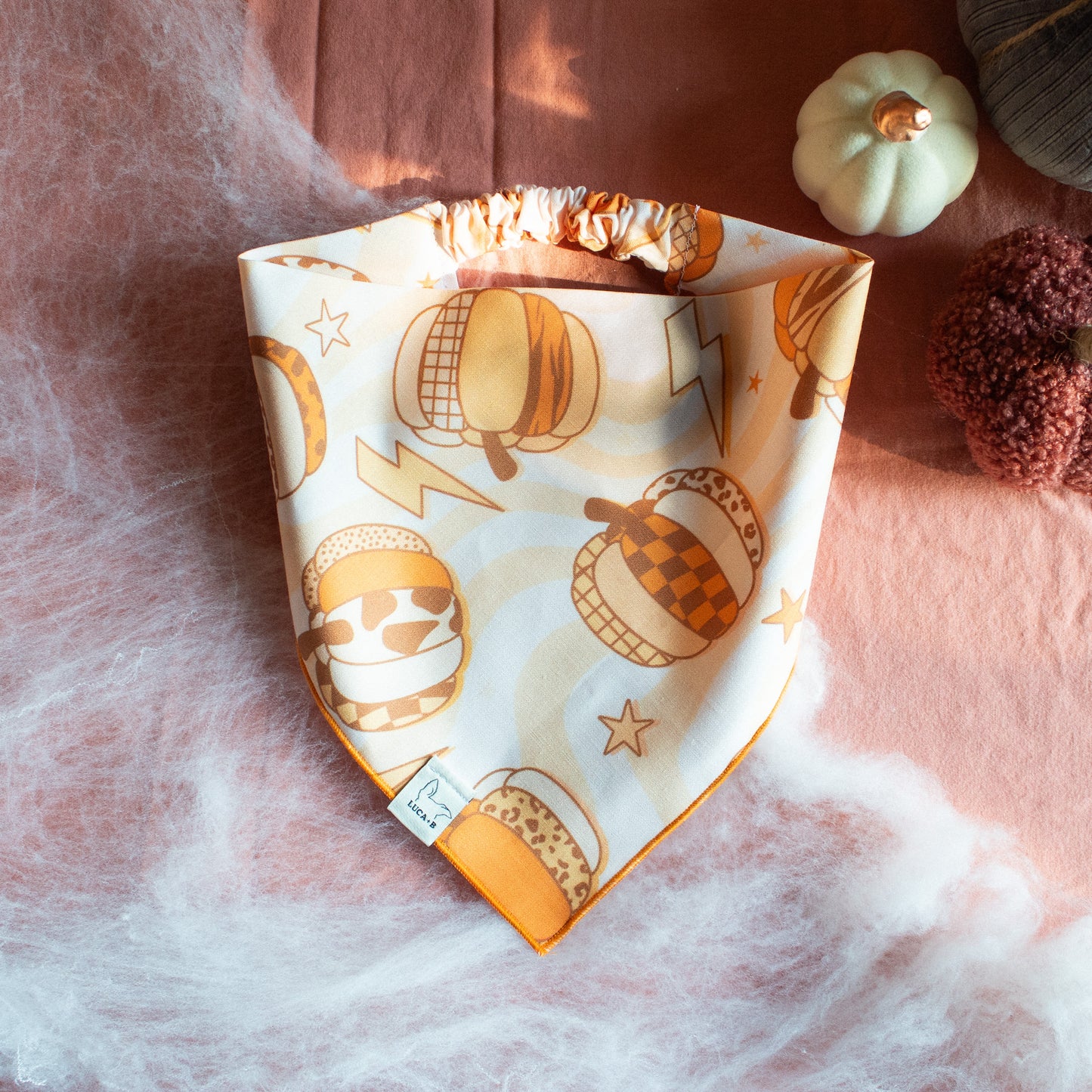 Patterned Pumpkins Bandana