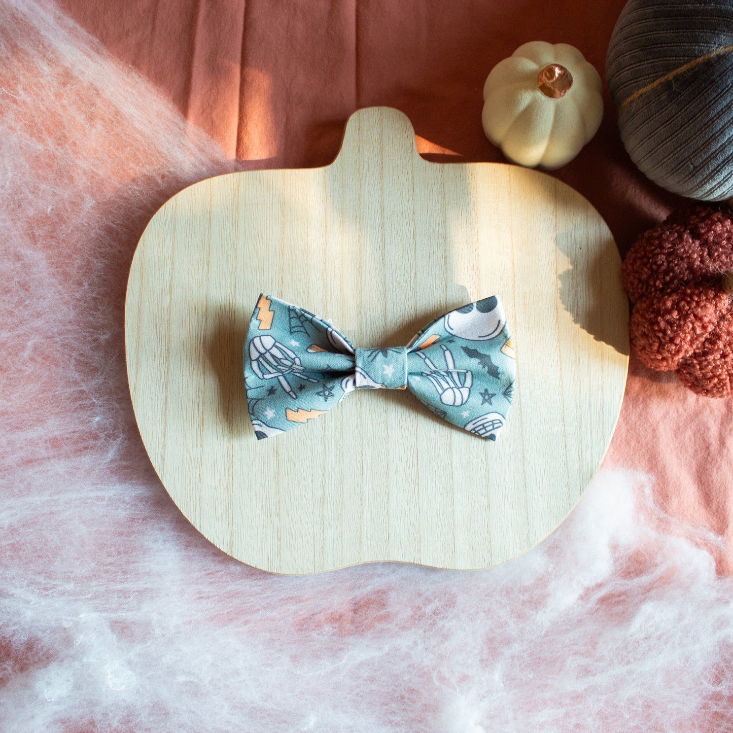 Scary Skulls Dog Bowtie