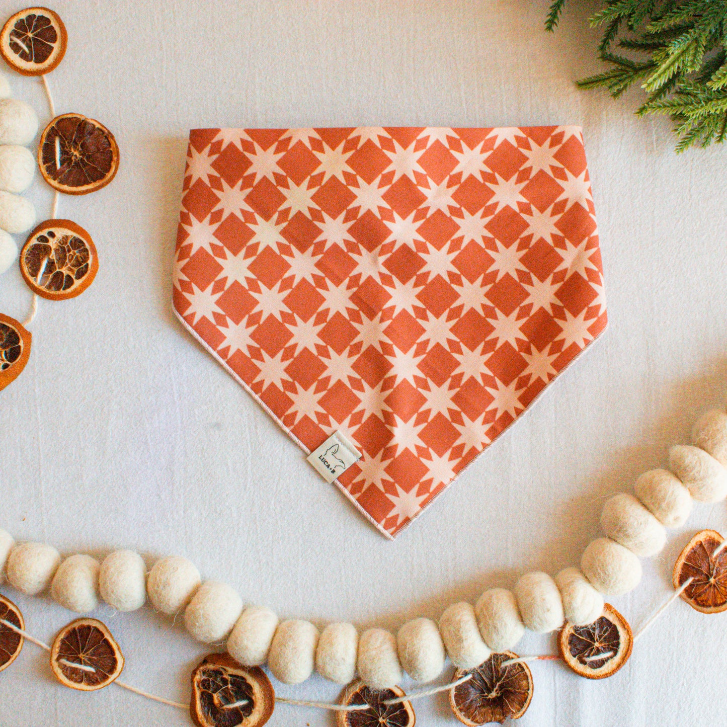 Quilted Christmas Bandana