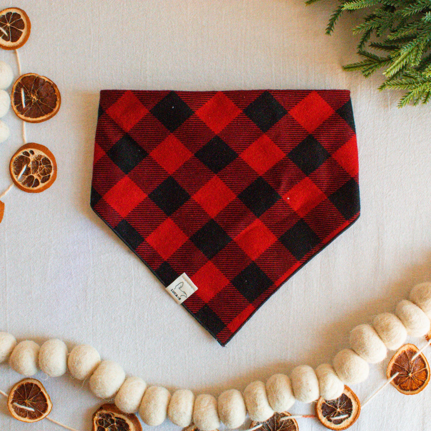Buffalo Plaid Flannel Bandana