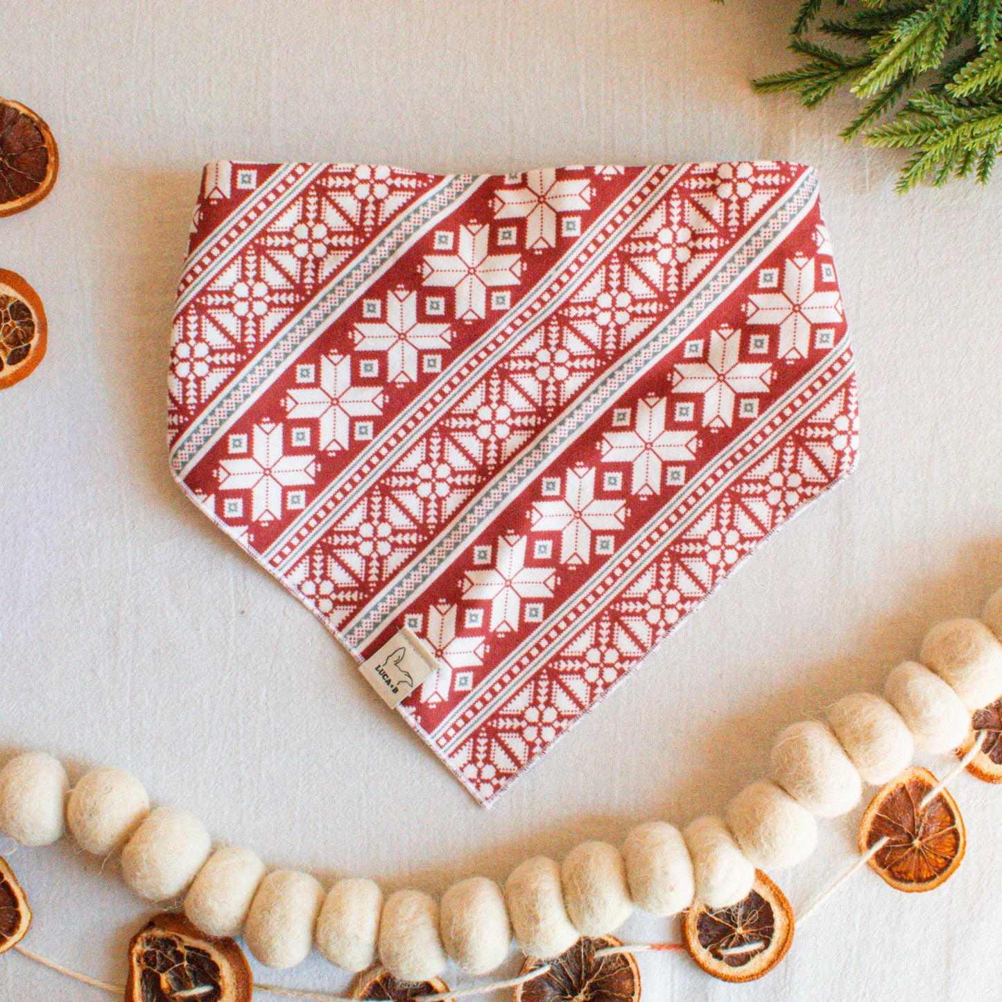 Christmas Sweater Flannel Bandana