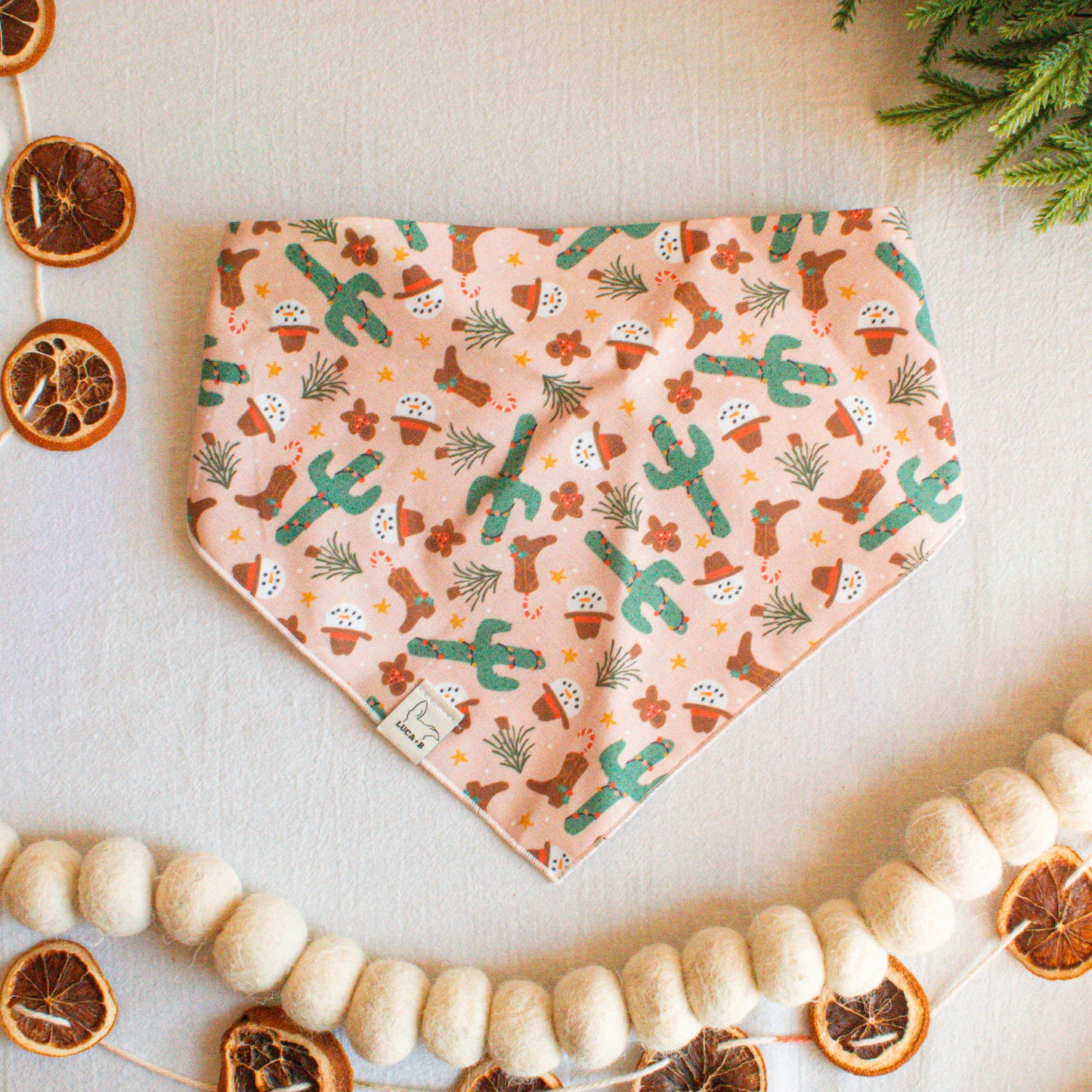 Cowboy Christmas Bandana