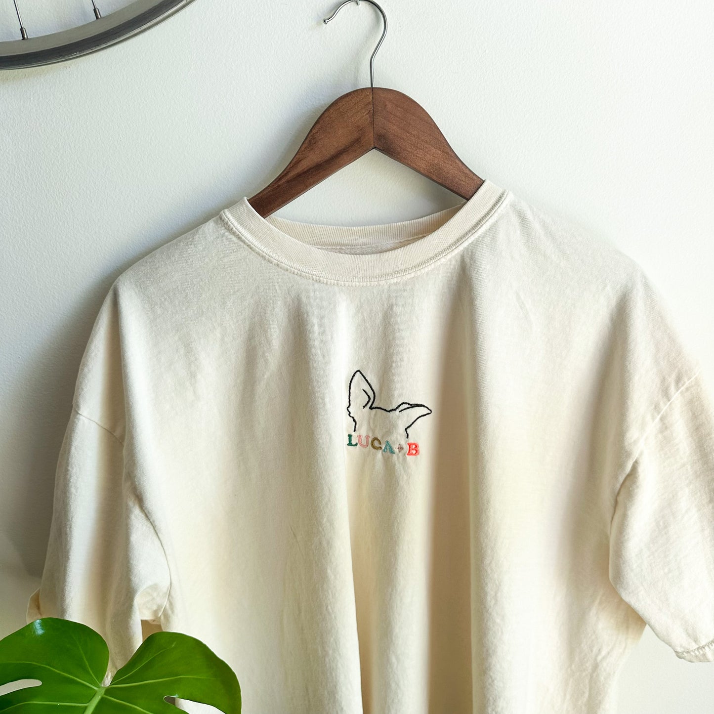 Luca + B Logo Embroidered Tee Shirt