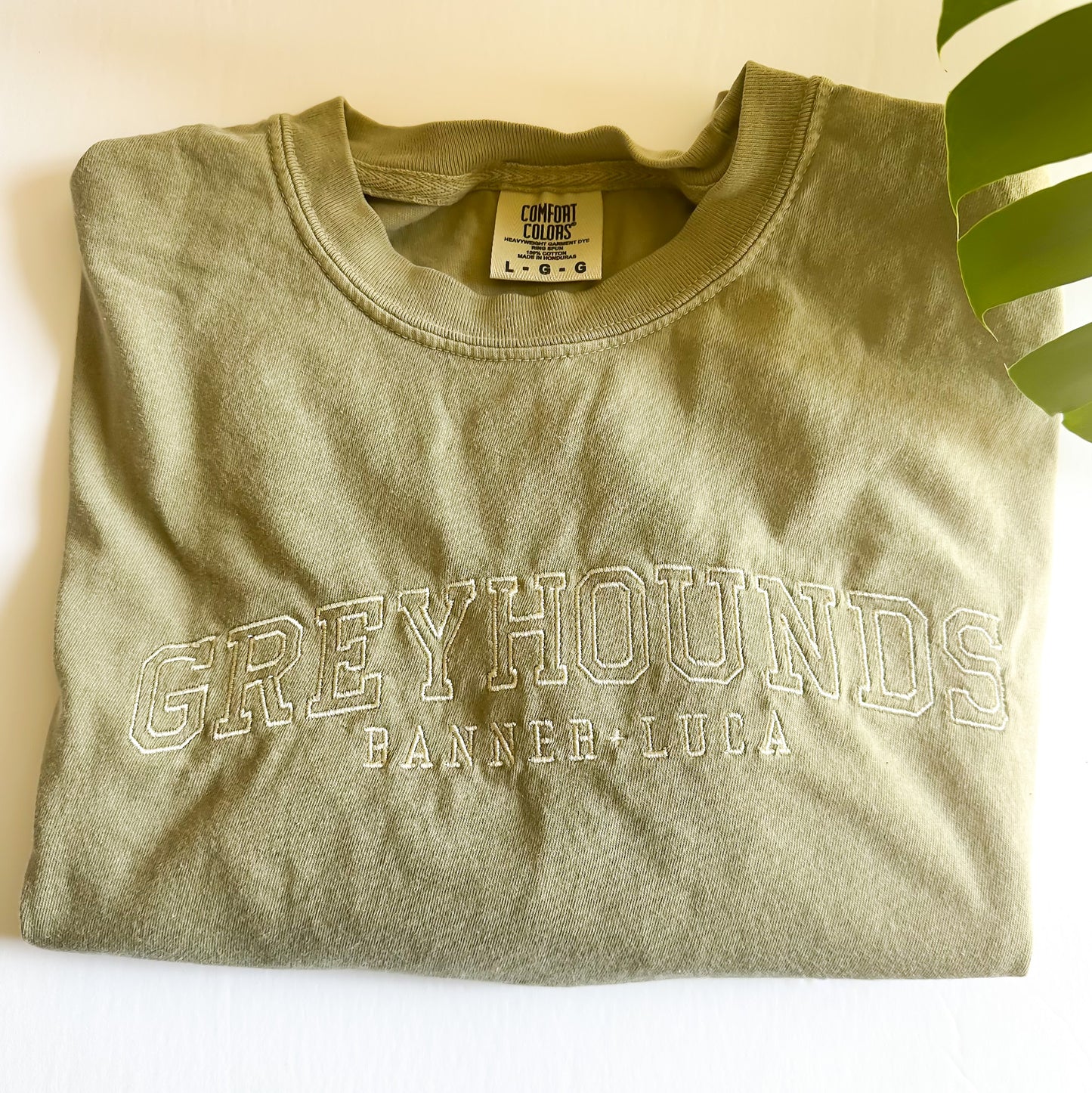 Athletic Dog Breed Embroidered Tee Shirt