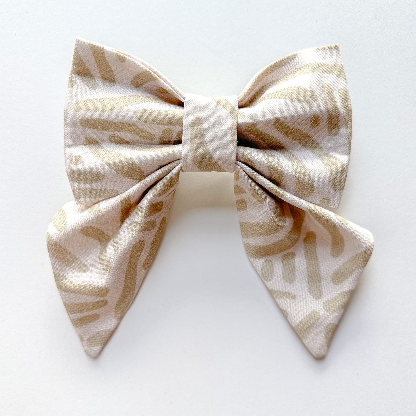 Abstract Squiggle Dog Sailor Bow