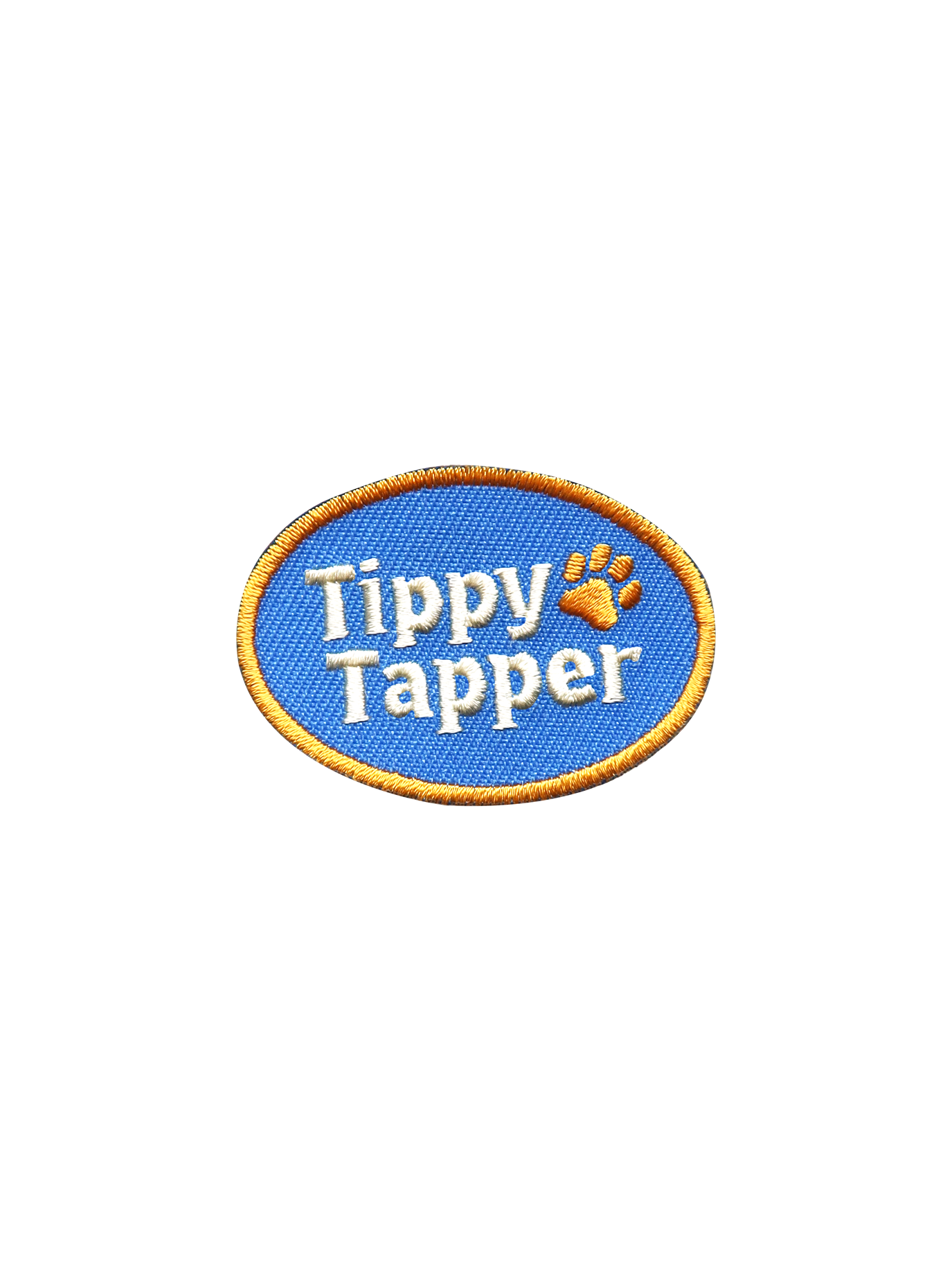 Tippy Tapper iron-on patch for dogs