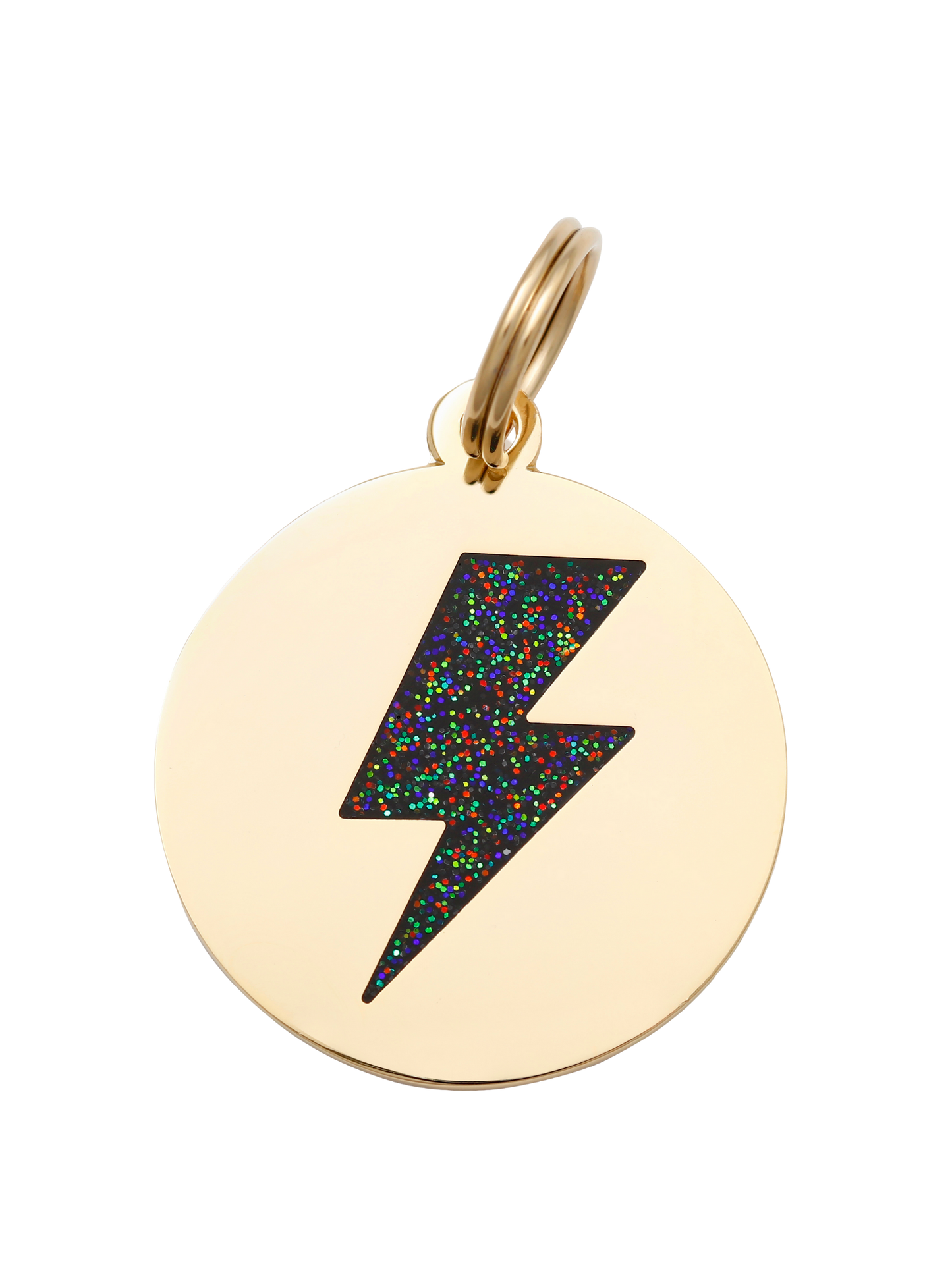 Lightning Bolt Pet ID Tag