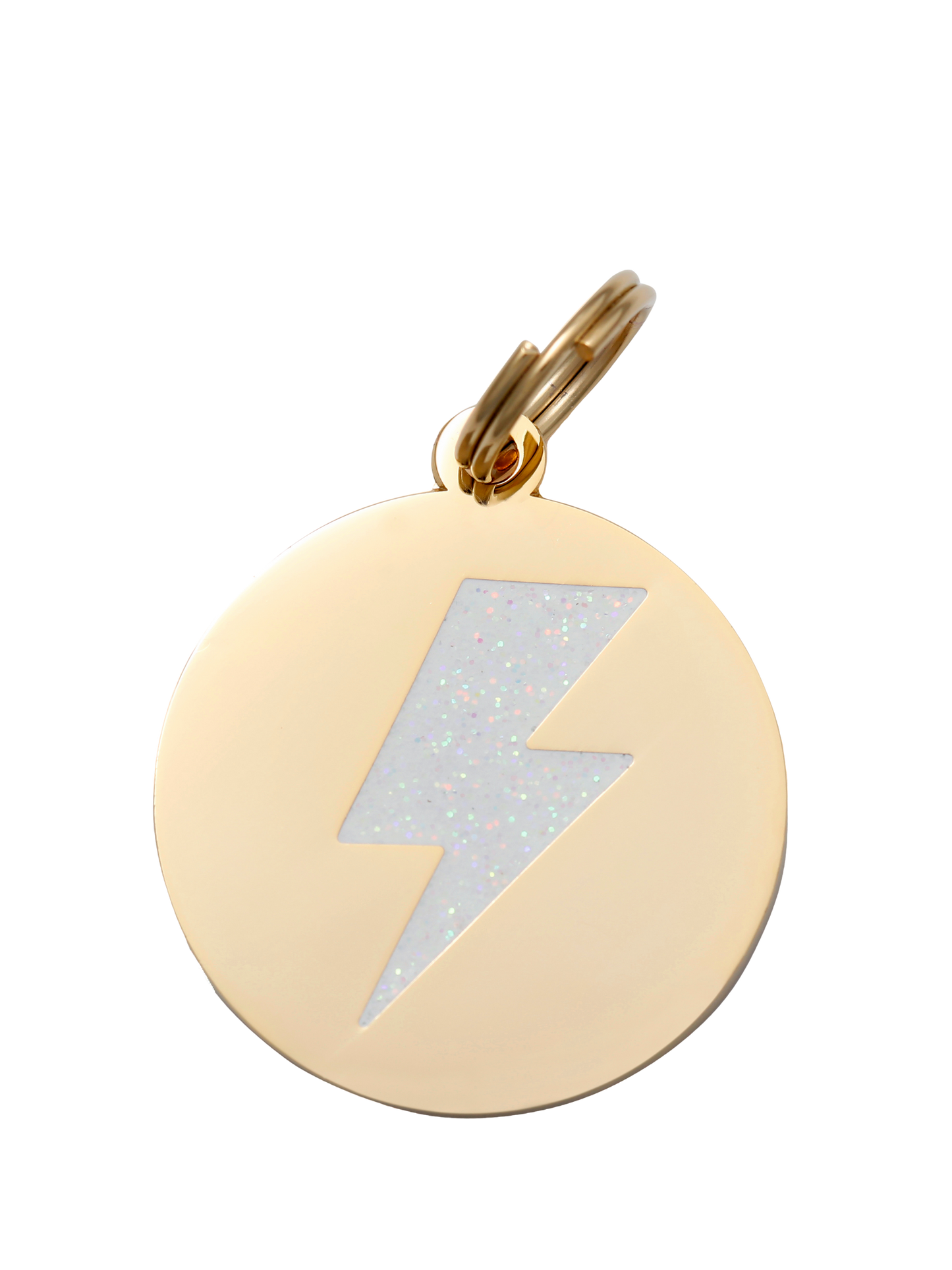 Lightning Bolt Pet ID Tag