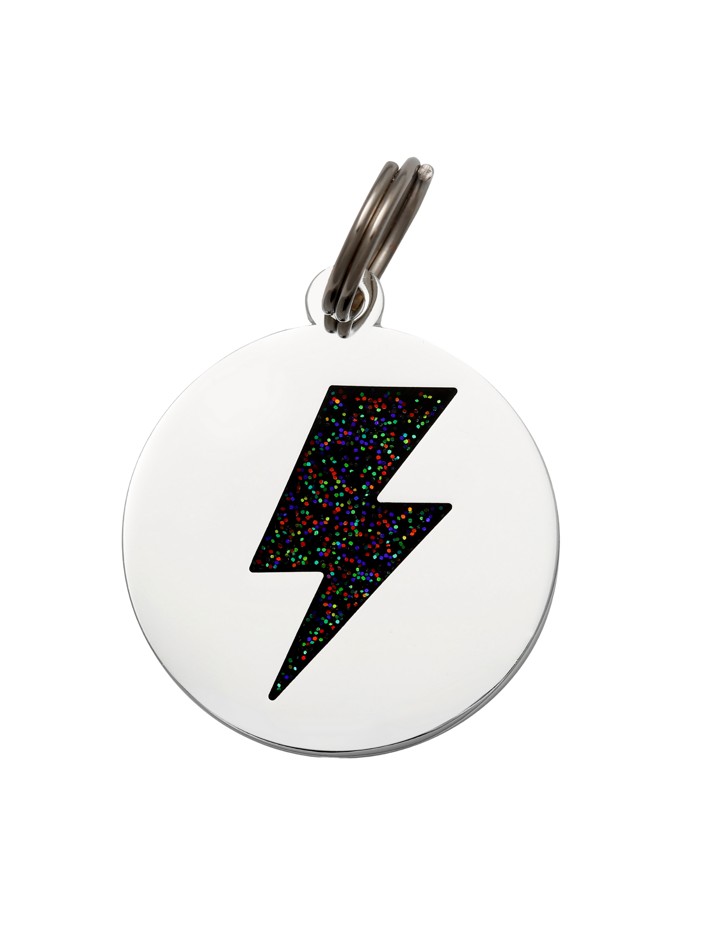 Lightning Bolt Pet ID Tag