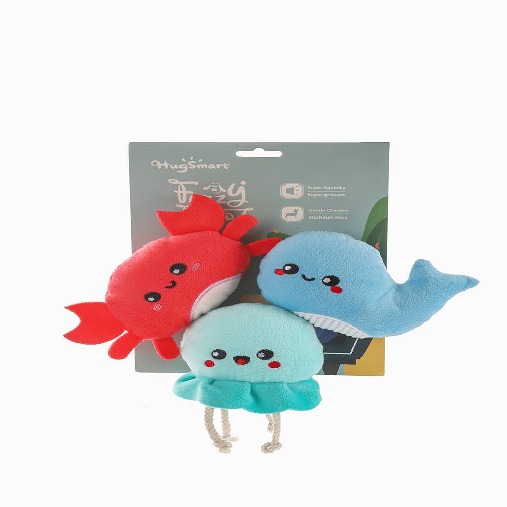 HugSmart Pet - Ocean Pals | Sea Creatures - Dog Plush Toy