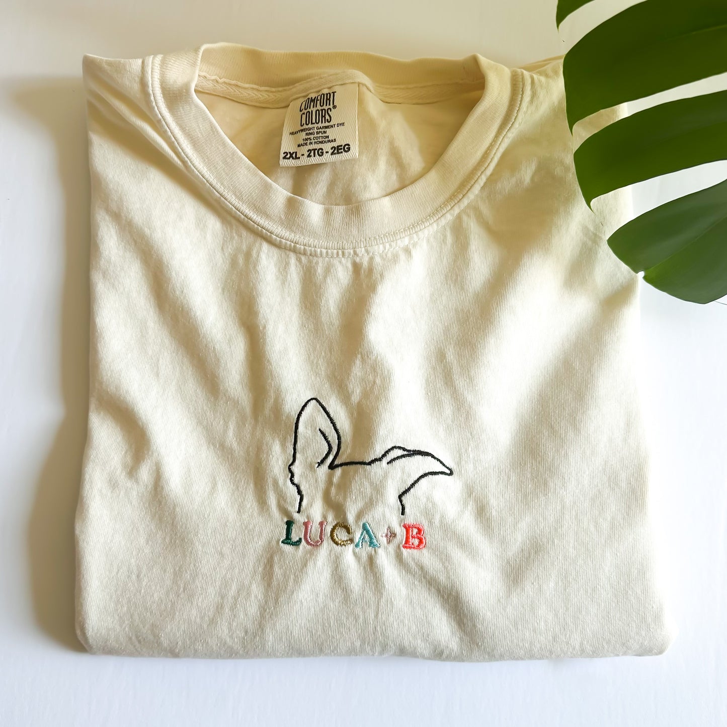 Luca + B Logo Embroidered Tee Shirt