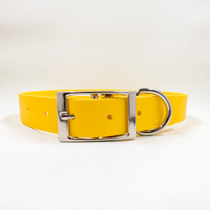 Yellow BioThane® Dog Collar