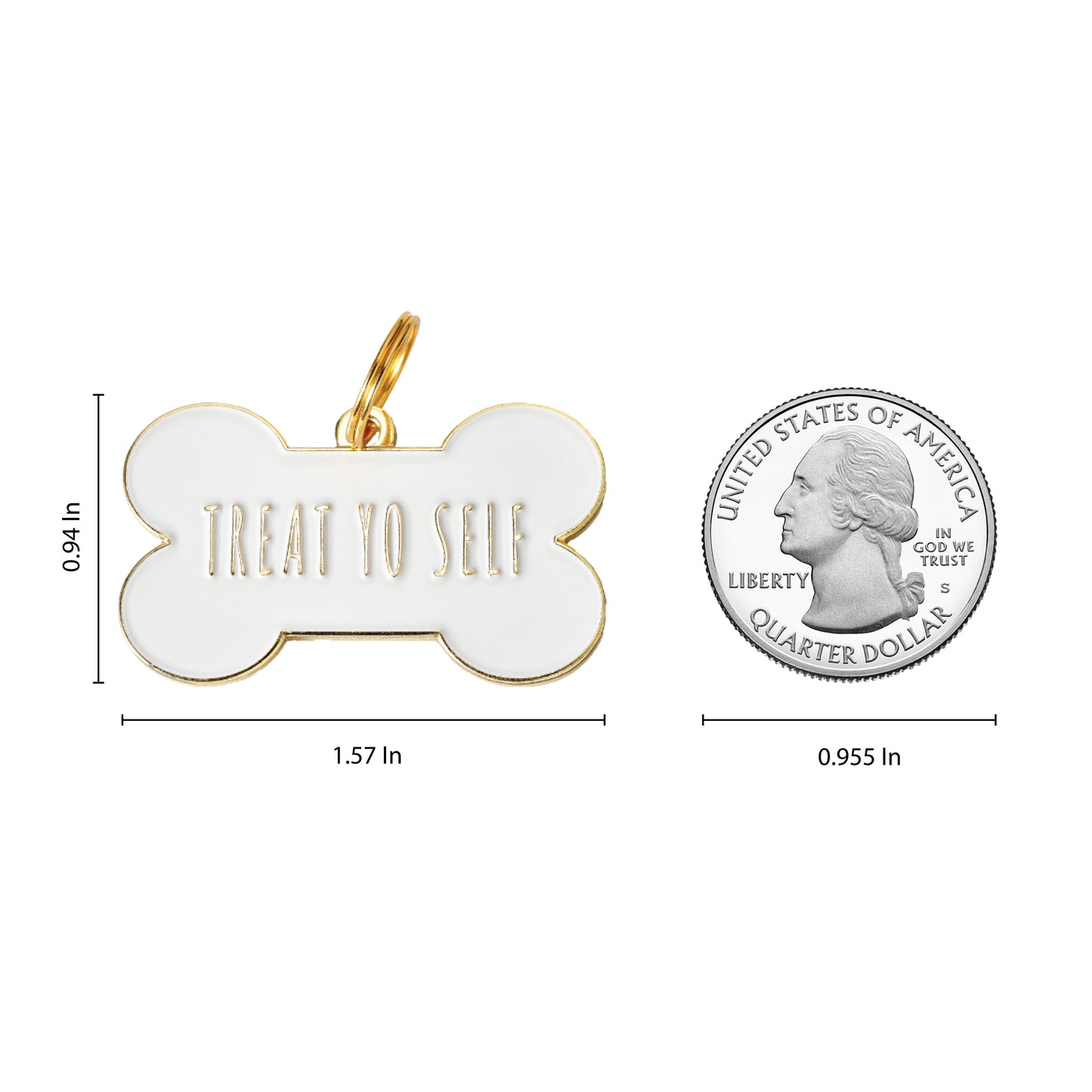 Treat Yo Self Pet ID Tag