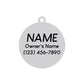 Lightning Bolt Pet ID Tag