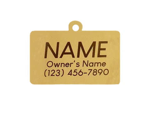 Hello My Name Is... Pet ID Tag