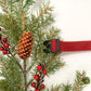 Red Herringbone Holiday Collar