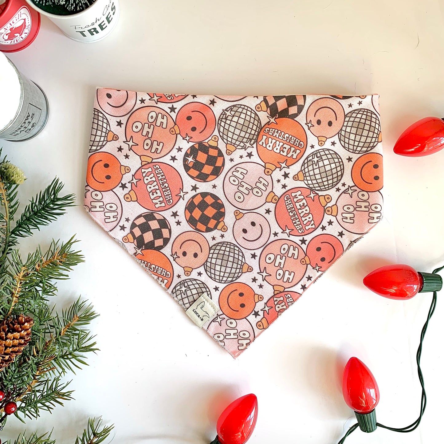 Disco Around the Christmas Tree Bandana