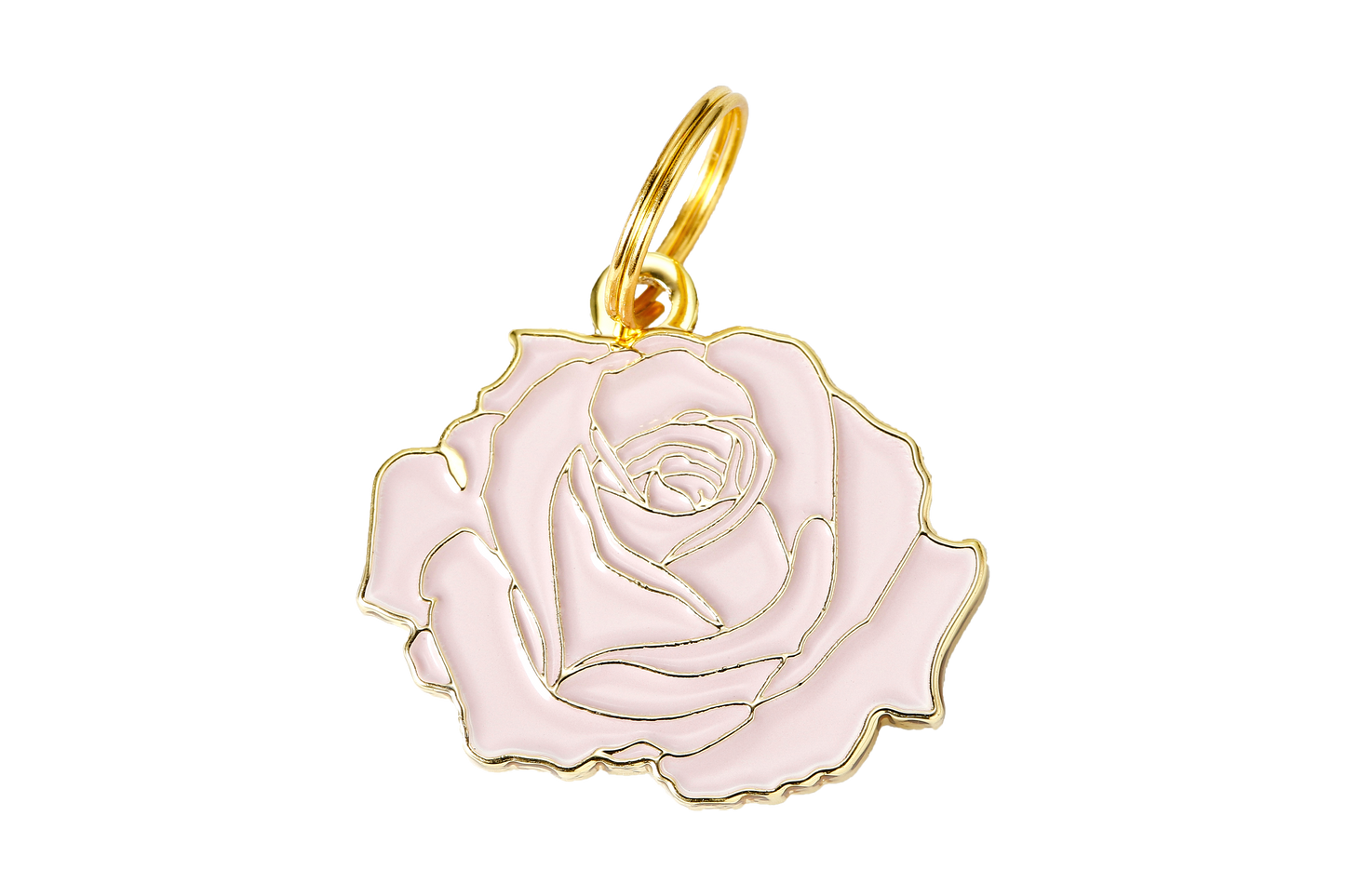 Rose Pet ID Tag